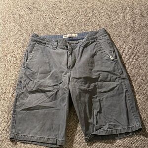 Vans Men's Charcoal Flat Front Shorts